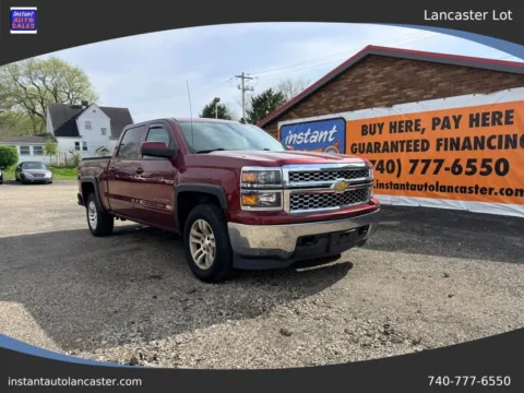 Red 2015 Chevrolet Silverado 1500 Crew Cab LT Pickup 4D 6 1/2 ft for sale in Lancaster, OH