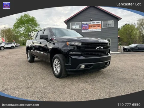 Black 2021 Chevrolet Silverado 1500 Crew Cab RST Pickup 4D 5 3/4 ft for sale in Lancaster, OH