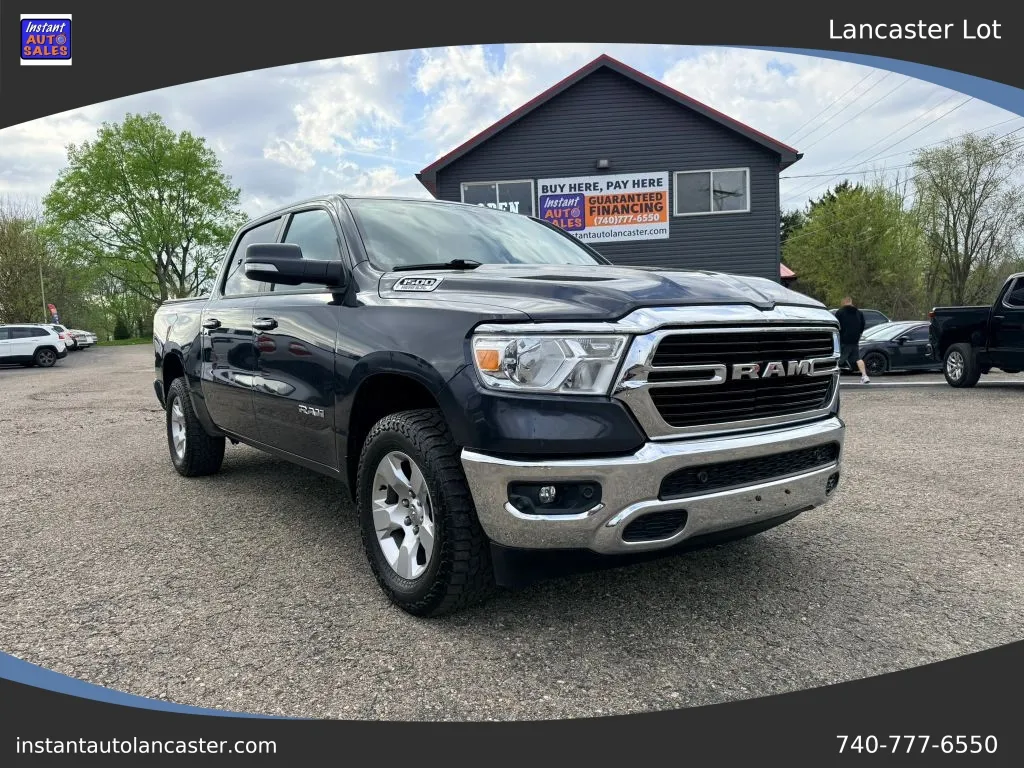 Gray 2019 Ram 1500 Crew Cab Big Horn Pickup 4D 5 1/2 ft for sale in Lancaster, OH
