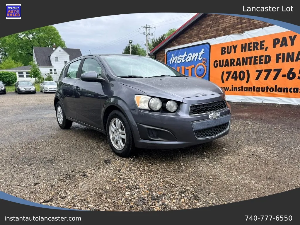 Blue 2013 Chevrolet Sonic LT Hatchback Sedan 4D for sale in Lancaster, OH
