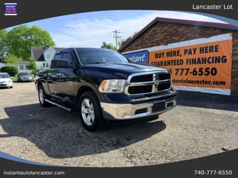 Black 2015 Ram 1500 Quad Cab SLT Pickup 4D 6 1/3 ft for sale in Lancaster, OH