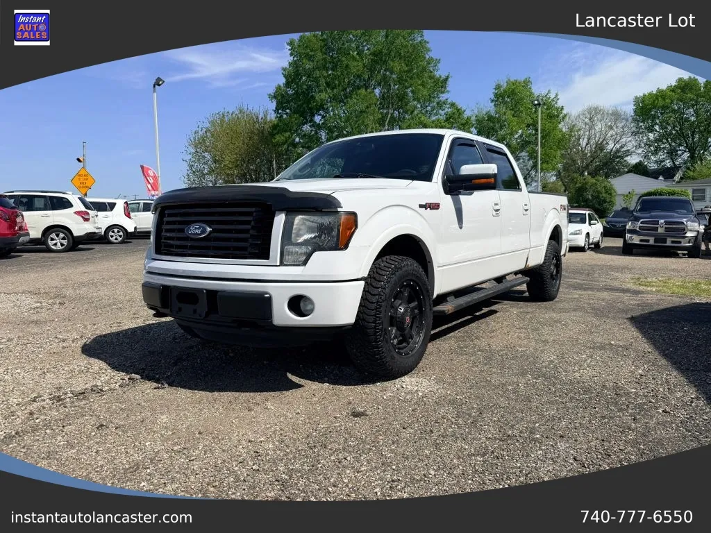 White 2012 Ford F-150 SuperCrew Cab FX4 Pickup 4D 6 1/2 ft for sale in Lancaster, OH
