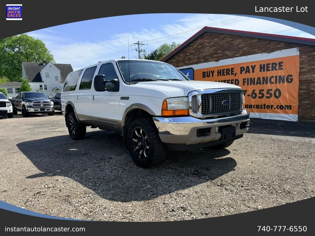 White 2001 Ford Excursion Sport Utility 4D for sale in Lancaster, OH
