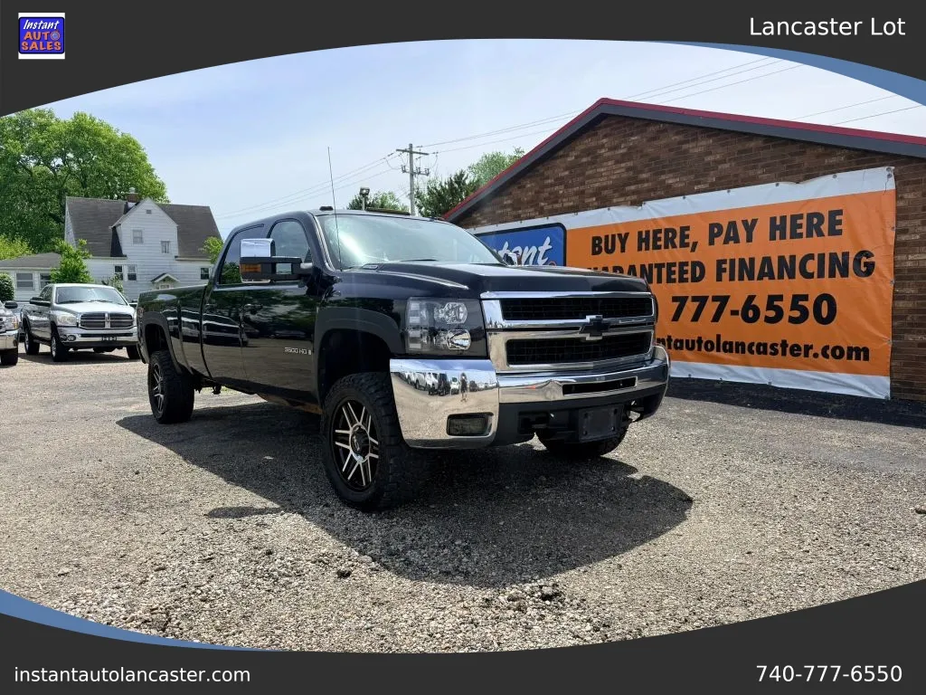 Black 2008 Chevrolet Silverado 3500 HD Crew Cab LTZ Pickup 4D 8 ft for sale in Lancaster, OH
