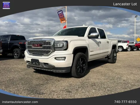 White 2017 GMC Sierra 1500 Crew Cab Denali Pickup 4D 5 3/4 ft for sale in Lancaster, OH