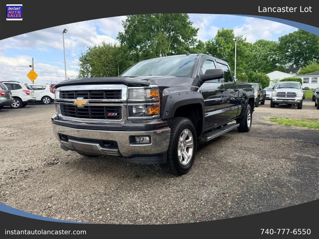 Gray 2014 Chevrolet Silverado 1500 Crew Cab Z71 LT Pickup 4D 6 1/2 ft for sale in Lancaster, OH