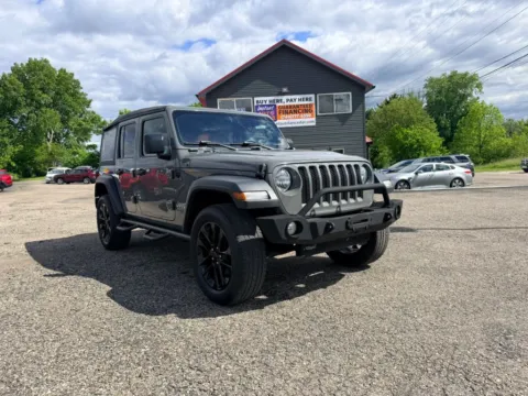 Another view of 2020 Jeep Wrangler Unlimited Sport SUV 4D for sale in Lancaster, OH at Instant Auto Sales Lancaster
