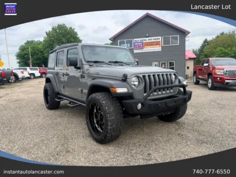 Gray 2020 Jeep Wrangler Unlimited Sport SUV 4D for sale in Lancaster, OH