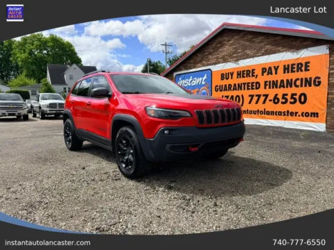 Red 2019 Jeep Cherokee TrailHawk Sport Utility 4D for sale in Lancaster, OH