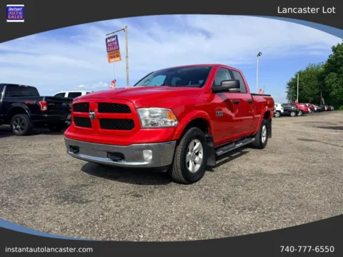 Red 2017 Ram 1500 Quad Cab SLT Pickup 4D 6 1/3 ft for sale in Lancaster, OH