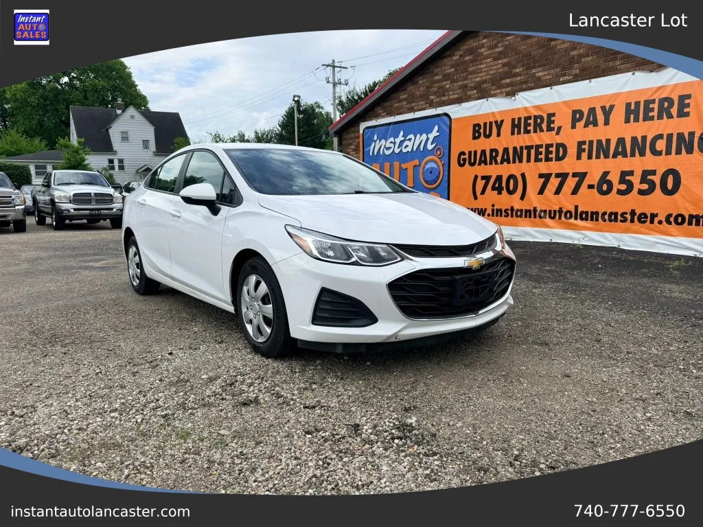 White 2019 Chevrolet Cruze LS Sedan 4D for sale in Lancaster, OH