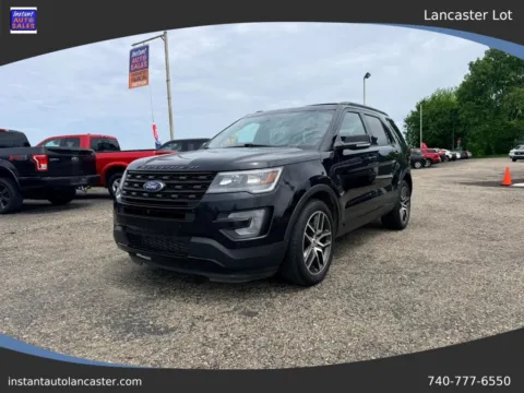 Black 2017 Ford Explorer Sport SUV 4D for sale in Lancaster, OH