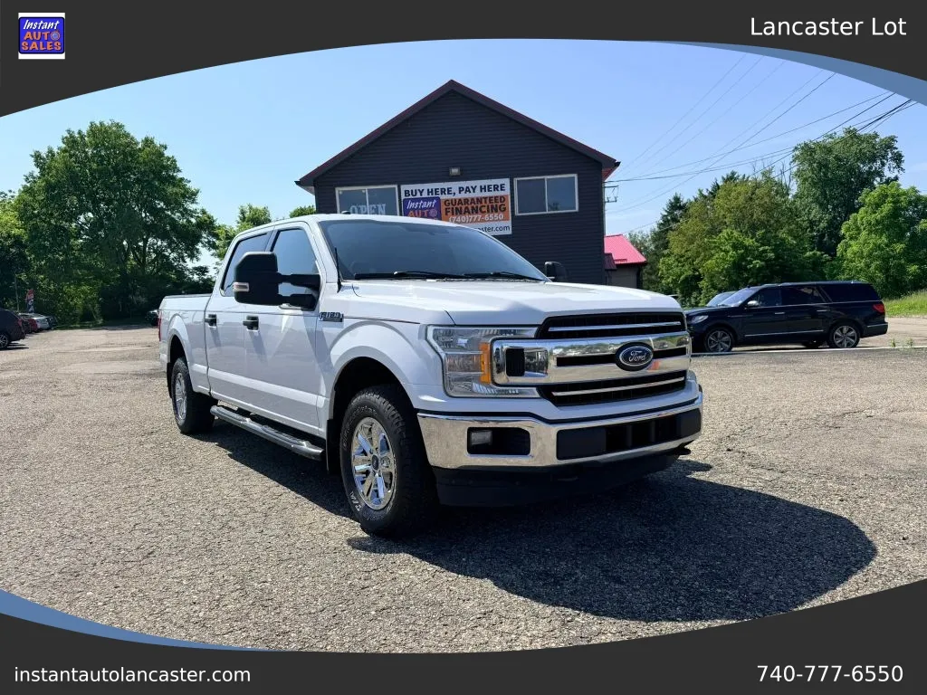White 2018 Ford F-150 SuperCrew Cab XLT Pickup 4D 6 1/2 ft for sale in Lancaster, OH