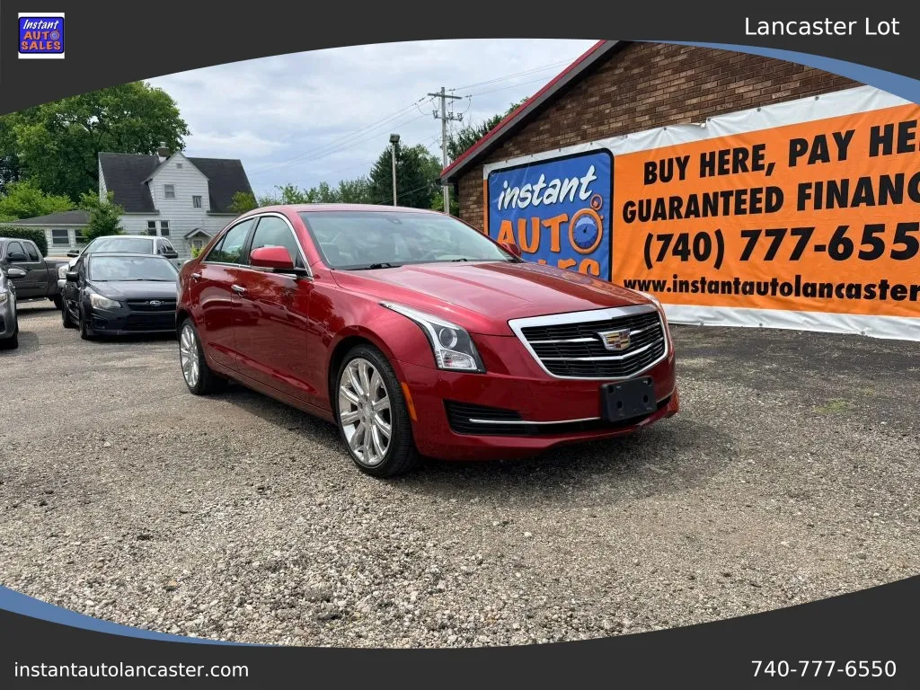 Red 2016 Cadillac ATS 2.0L Turbo Luxury Sedan 4D for sale in Lancaster, OH