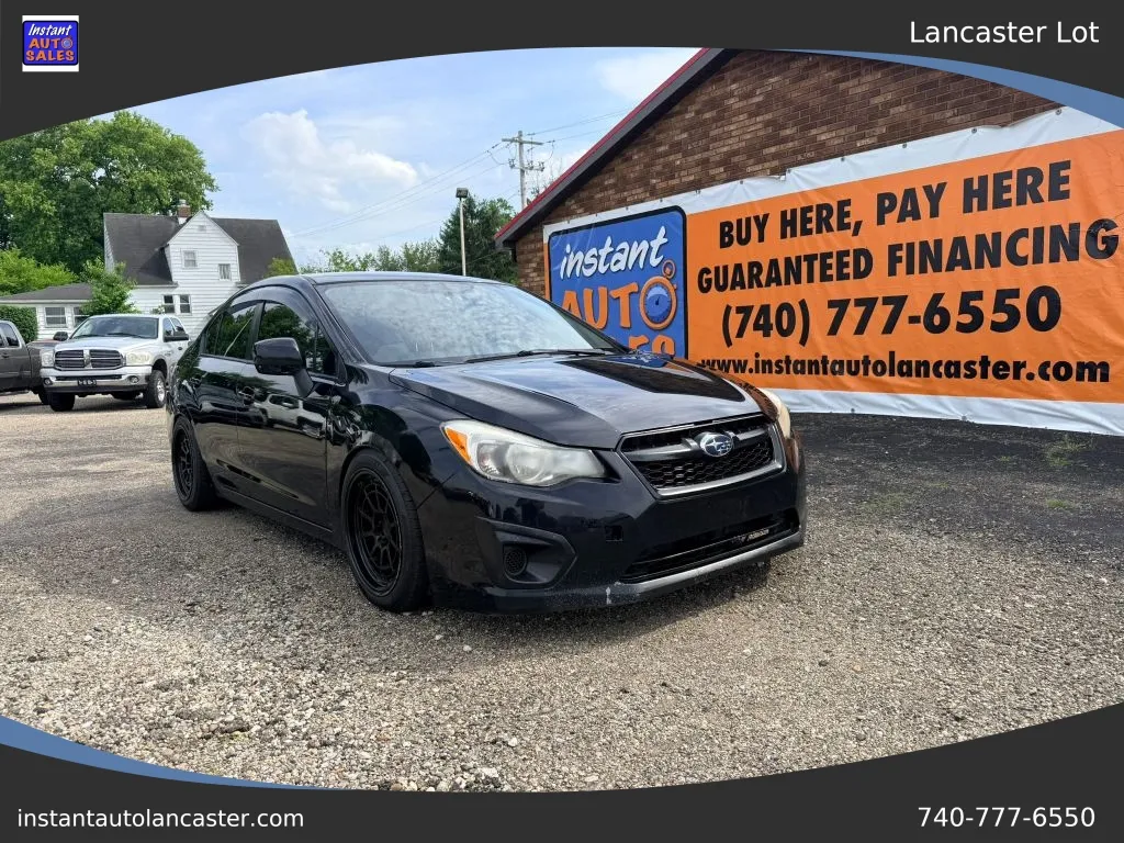 Black 2013 Subaru Impreza 2.0i Premium Sedan 4D for sale in Lancaster, OH