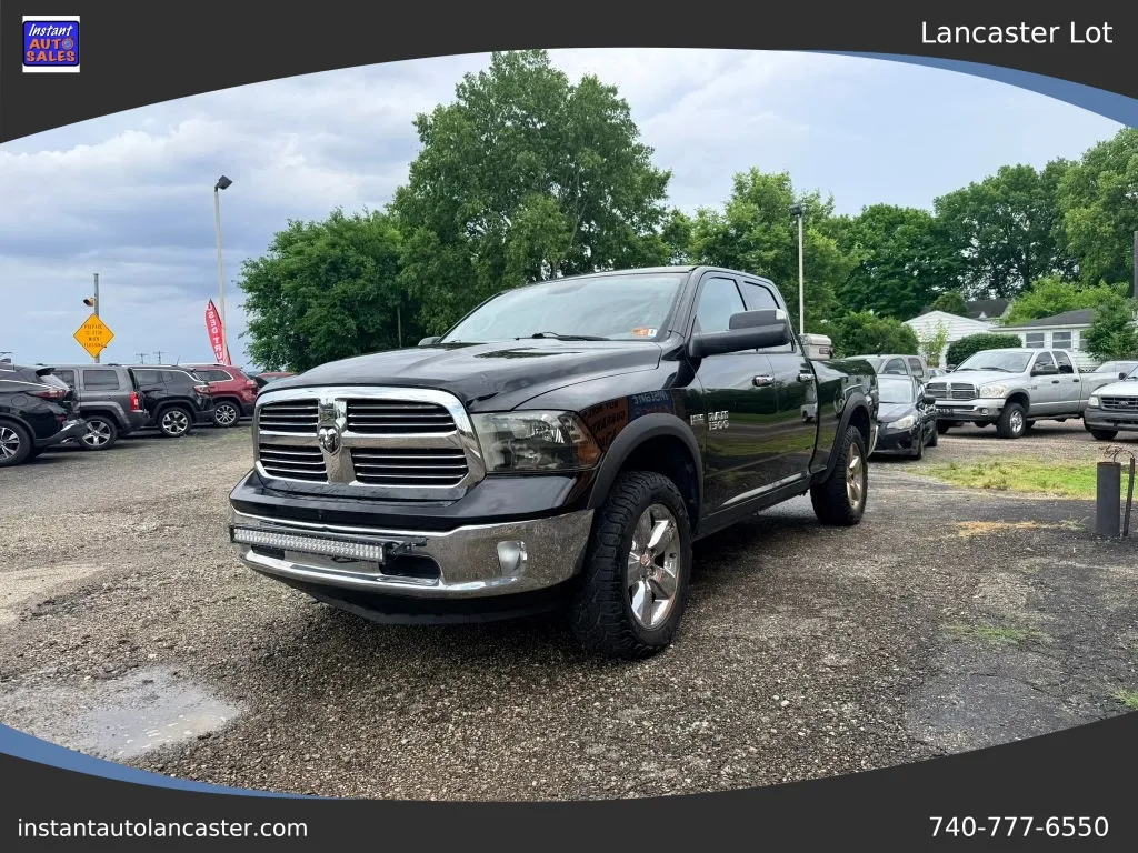 Black 2013 Ram 1500 Quad Cab Big Horn Pickup 4D 6 1/3 ft for sale in Lancaster, OH