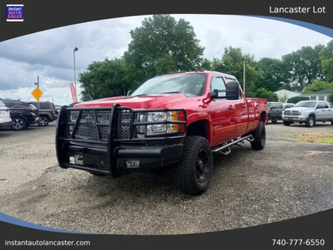 Red 2007 Chevrolet Silverado 2500 HD Crew Cab LTZ Pickup 4D 8 ft for sale in Lancaster, OH