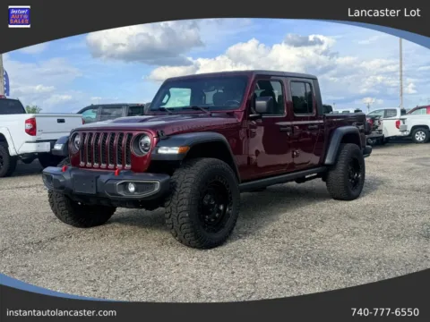 Red 2021 Jeep Gladiator Rubicon Pickup 4D 5 ft for sale in Lancaster, OH