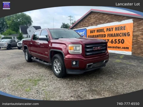Red 2014 GMC Sierra 1500 Crew Cab SLE Pickup 4D 5 3/4 ft for sale in Lancaster, OH