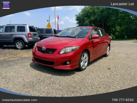Red 2009 Toyota Corolla XRS Sedan 4D for sale in Lancaster, OH