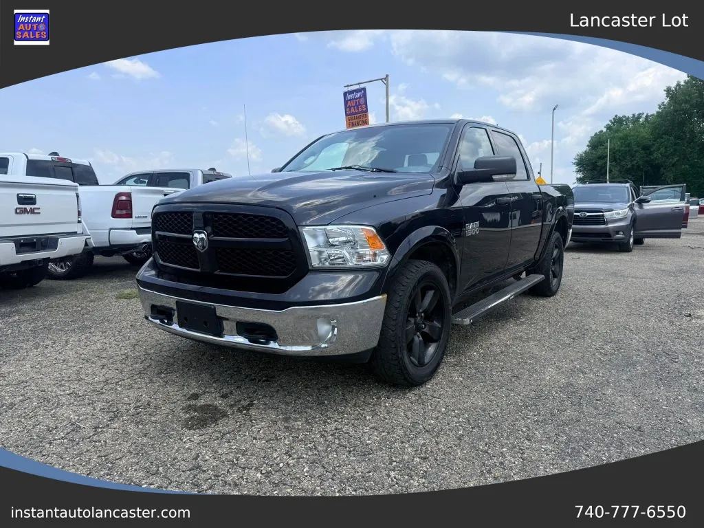 Black 2015 Ram 1500 Crew Cab Outdoorsman Pickup 4D 5 1/2 ft for sale in Lancaster, OH