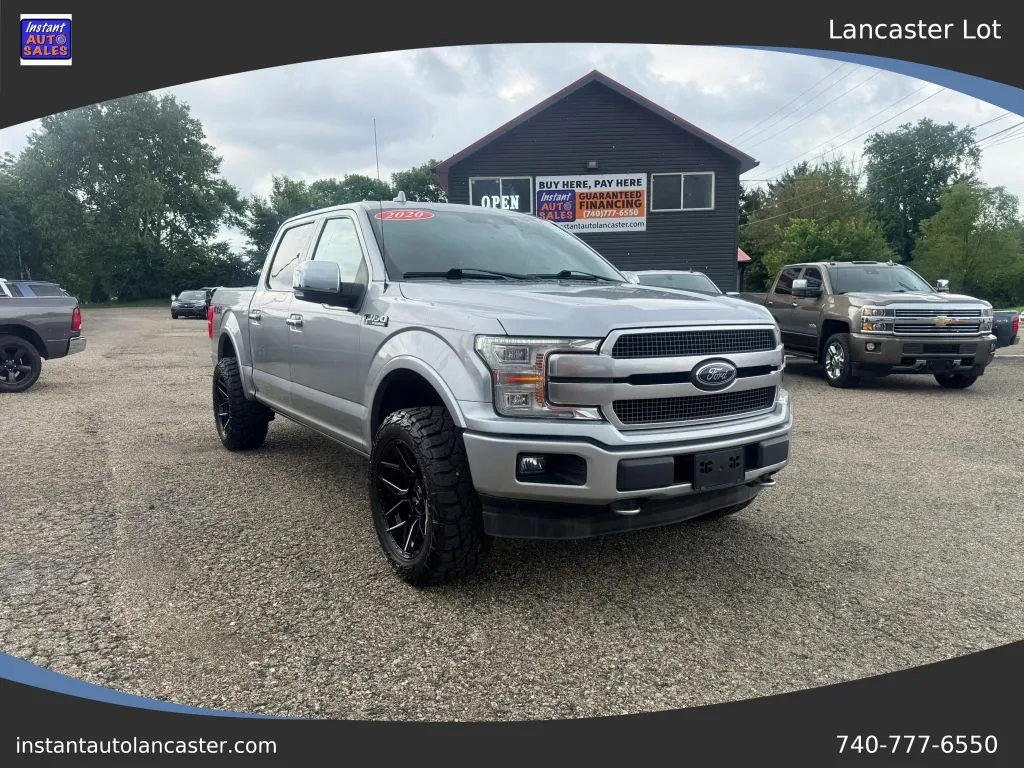 Silver 2020 Ford F-150 SuperCrew Cab Platinum Pickup 4D 5 1/2 ft for sale in Lancaster, OH