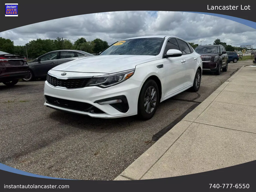 White 2020 Kia Optima LX Sedan 4D for sale in Lancaster, OH