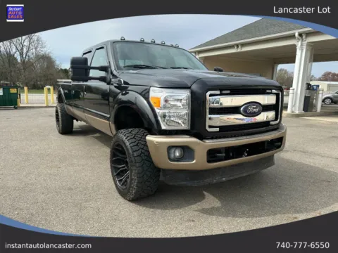 Black 2011 Ford F350 Super Duty Crew Cab King Ranch Pickup 4D 8 ft for sale in Lancaster, OH