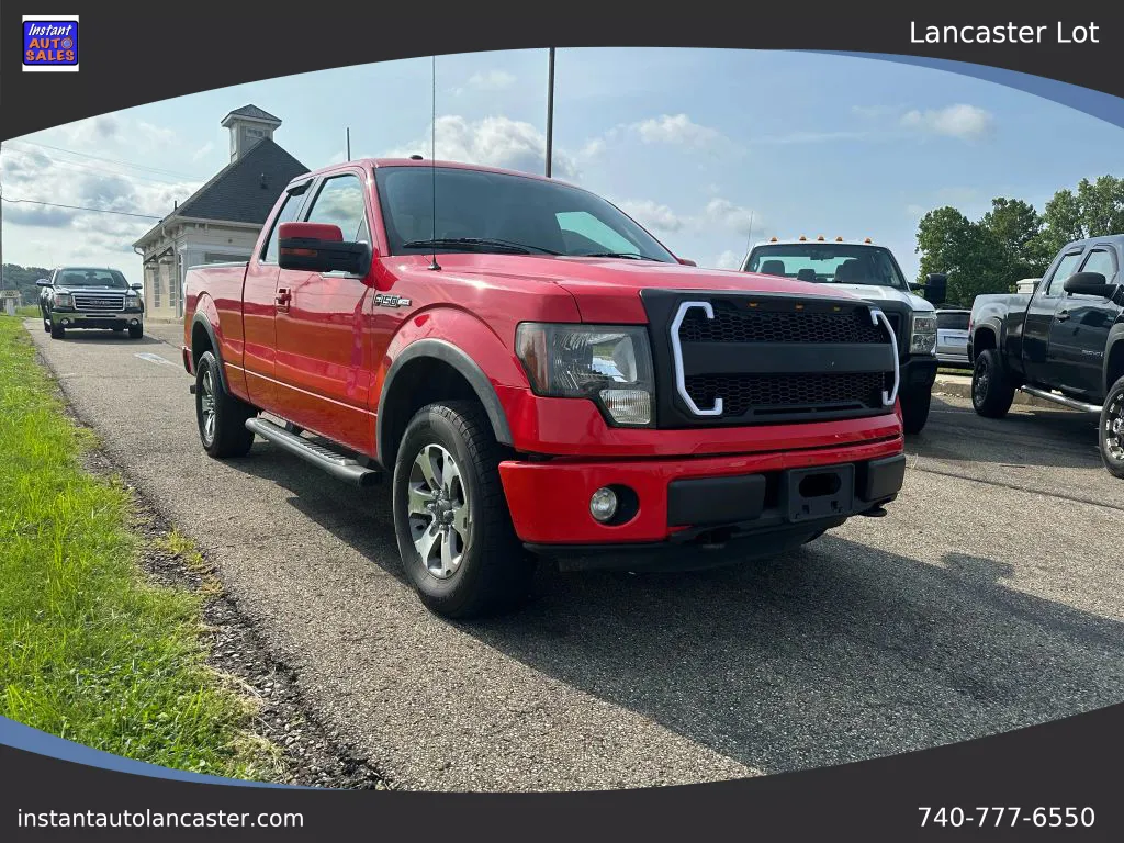 Red 2012 Ford F-150 Super Cab FX4 Pickup 4D 6 1/2 ft for sale in Lancaster, OH