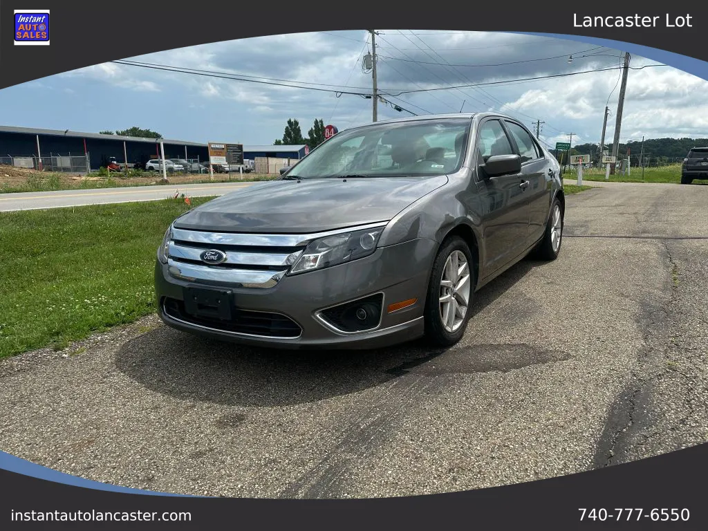 Gray 2010 Ford Fusion SEL Sedan 4D for sale in Lancaster, OH