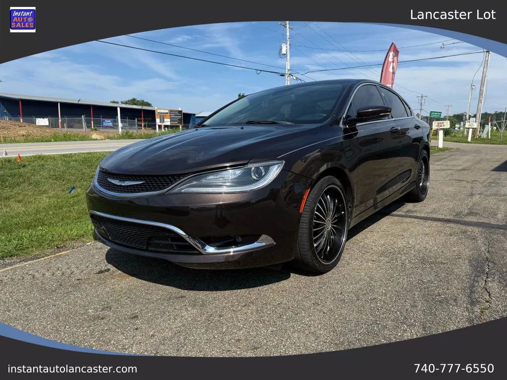 Black 2015 Chrysler 200 C Sedan 4D for sale in Lancaster, OH