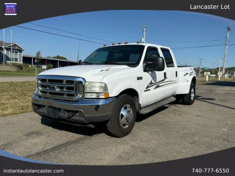 White 2002 Ford F350 Super Duty Crew Cab Short Bed for sale in Lancaster, OH