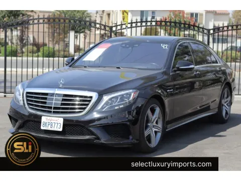 Black 2015 Mercedes-Benz S-Class S 63 AMG for sale in Ontario, CA