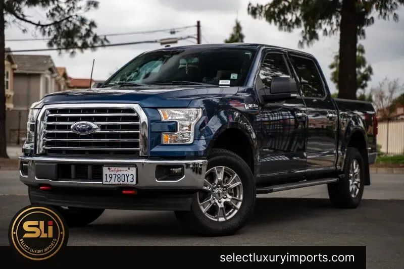 Blue 2017 Ford F-150 XL for sale in Ontario, CA
