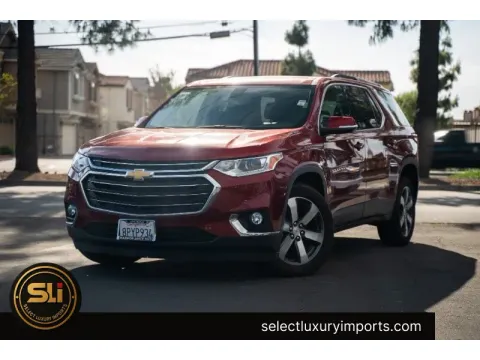 Red 2018 Chevrolet Traverse LT Leather for sale in Ontario, CA