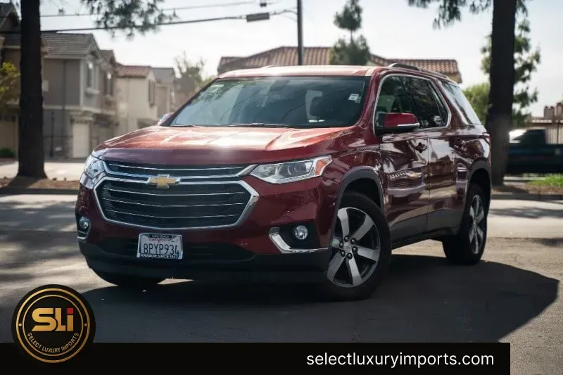 Red 2018 Chevrolet Traverse LT Leather for sale in Ontario, CA