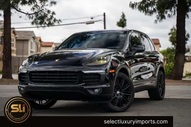 Gray 2018 Porsche Cayenne Platinum Edition for sale in Ontario, CA