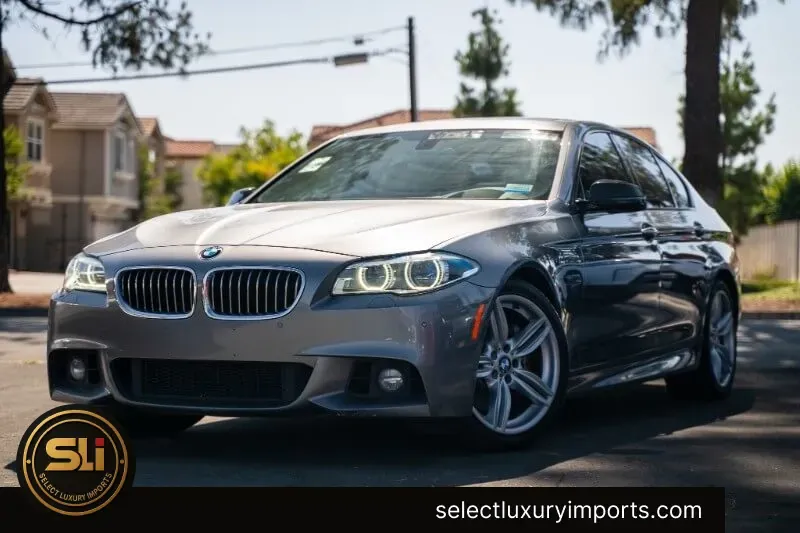 White 2016 BMW 5 Series 535i for sale in Ontario, CA