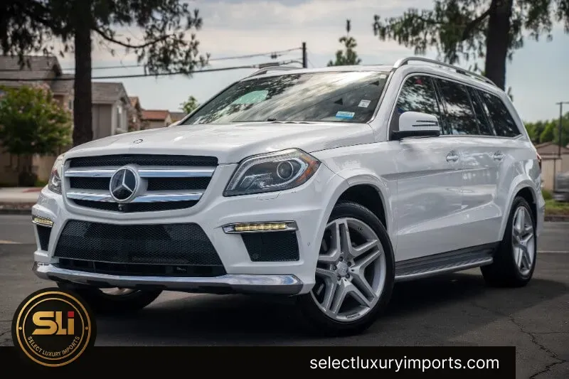 White 2015 Mercedes-Benz GL-Class GL 550 4MATIC for sale in Ontario, CA