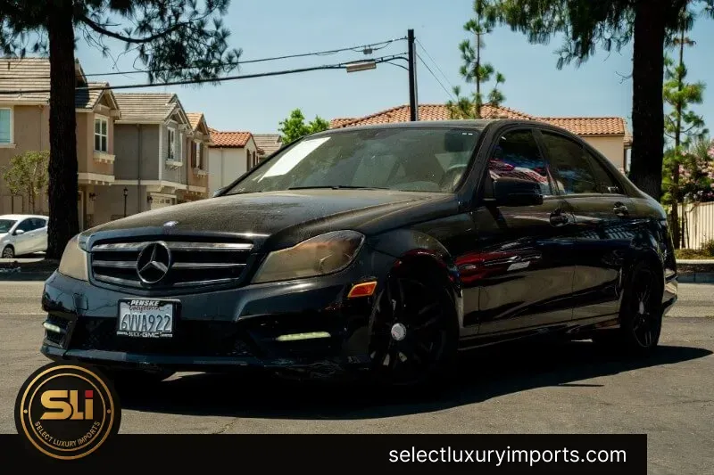 White 2012 Mercedes-Benz C-Class C 250 Sport for sale in Ontario, CA