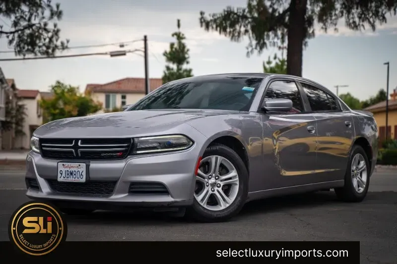 Blue 2015 Dodge Charger SE for sale in Ontario, CA
