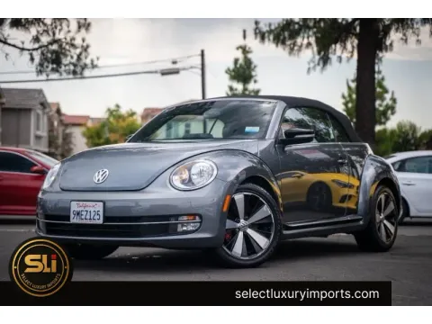 Black 2013 Volkswagen Beetle Convertible Turbo PZEV for sale in Ontario, CA