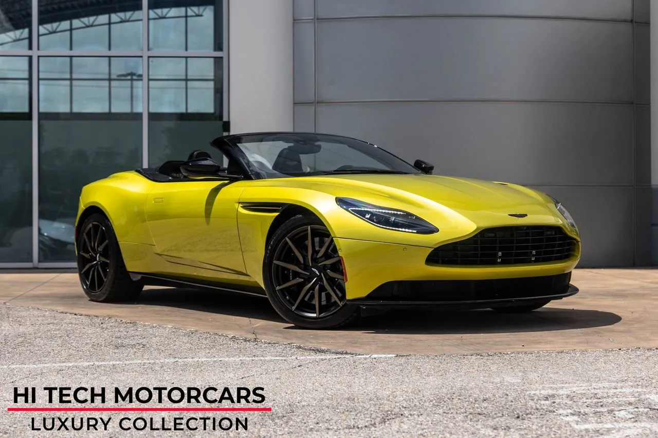 Yellow 2022 Aston Martin DB11 Volante for sale in Austin, TX