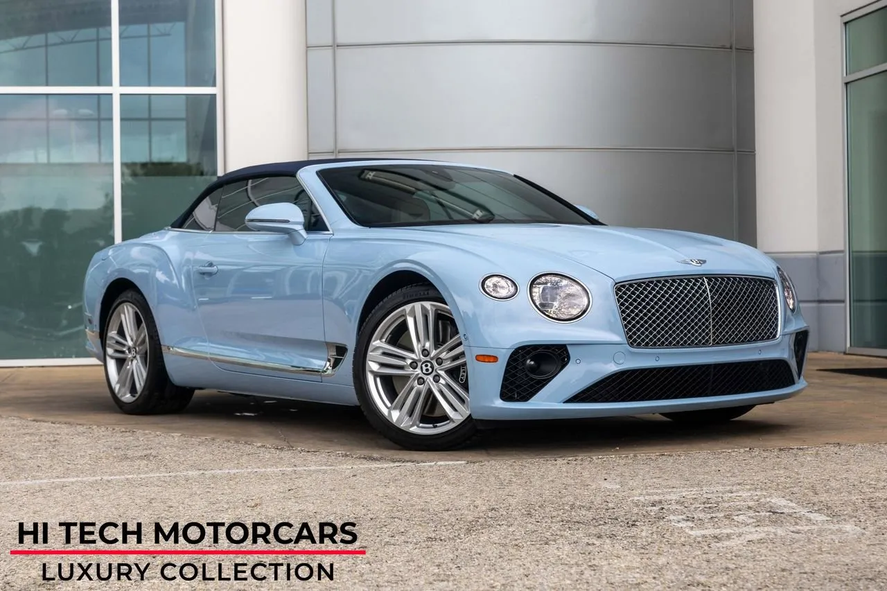 Blue 2023 Bentley Continental GT V8 for sale in Austin, TX