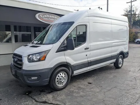 White 2020 Ford Transit Cargo Van 350 Van High Roof w/Sliding Pass. 148-in. WB for sale in Gahanna, OH