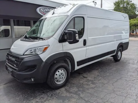 White 2023 Ram ProMaster Cargo Van 3500 High Roof 159-in. WB Ext for sale in Gahanna, OH