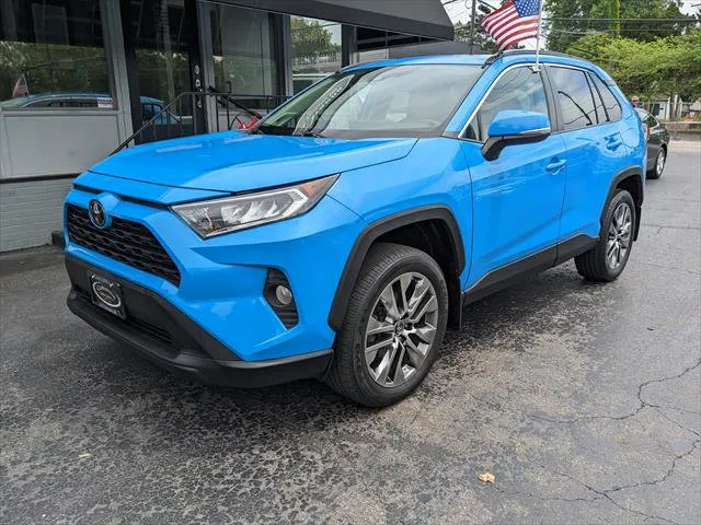 Blue 2019 Toyota RAV4 XLE Premium for sale in Gahanna, OH