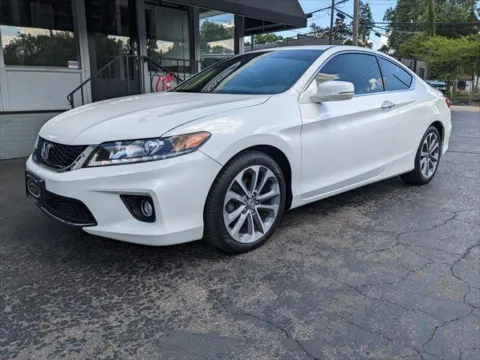White 2013 Honda Accord Cpe EX-L for sale in Gahanna, OH
