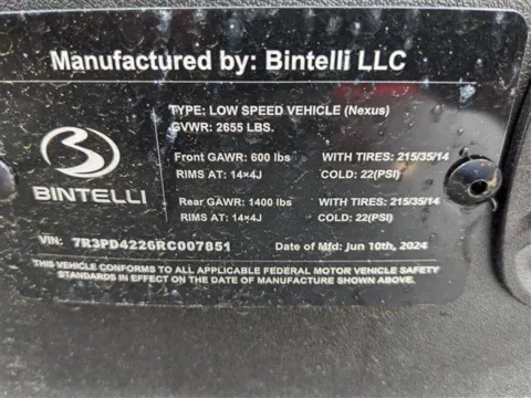 More photos of 2024 Bintelli NEXUS 4PF FORWARD FACING at Gahanna Auto Sales, OH
