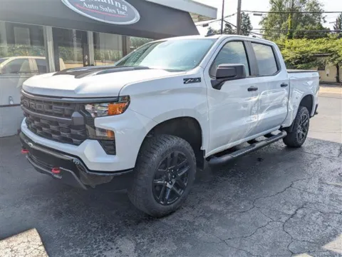 White 2024 Chevrolet Silverado 1500 Custom Trail Boss for sale in Gahanna, OH